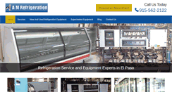 Desktop Screenshot of a-m-refrigeration.com